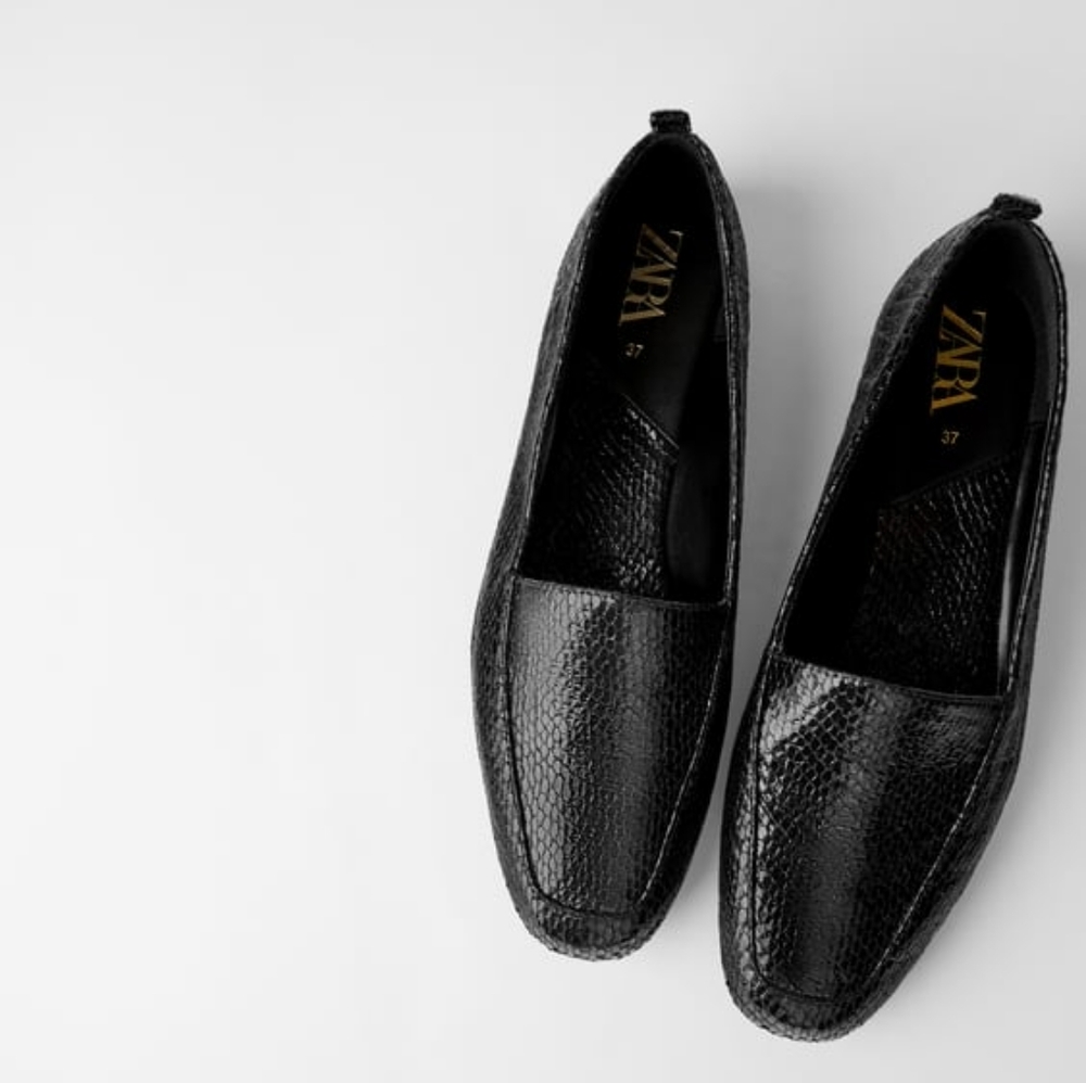 Zara animal print shoe size 40